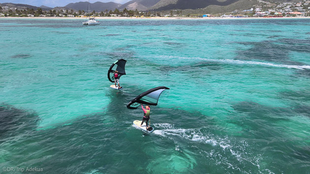 Séjour wing foil au soleil entre les Antilles et le Brésil