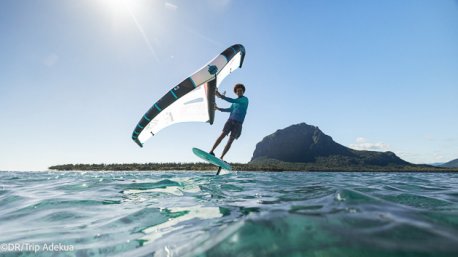 Séjour wingfoil à l'île Maurice sur le lagon du Morne