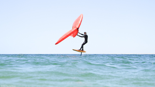 Progressez en wingfoil pendant votre séjour à Dakhla