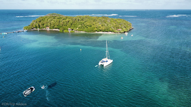 Votre séjour wingfoil à bord d'une bateau de croisière en Martinique