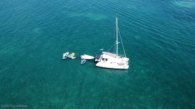 Croisière wingfoil avec skipper et pension complète en Martinique