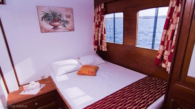 Votre cabine tout confort sur un bateau de croisière en Egypte