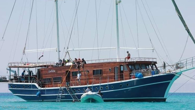 Un bateau de croisière tout confort pour votre séjour wing foil en Egypte