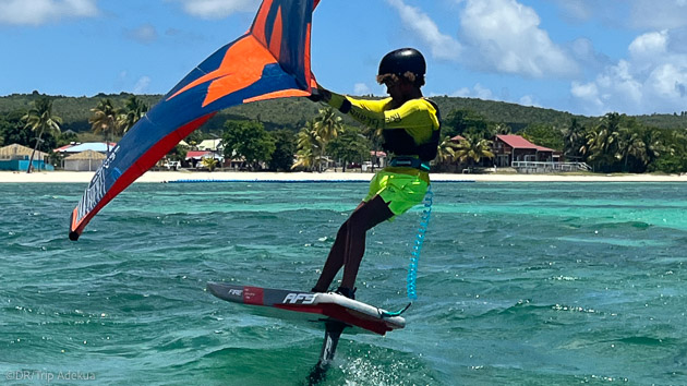 Vacances wing foil inoubliables à Marie-Galante