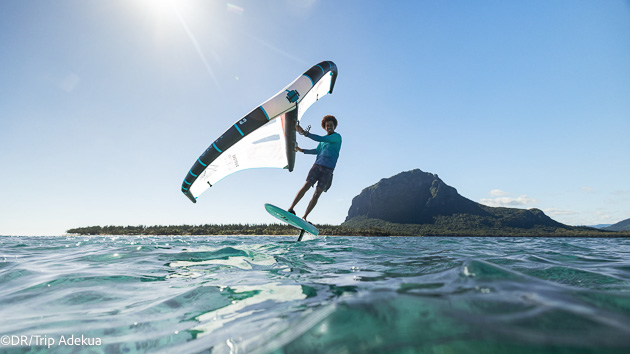 Séjour wingfoil à l'île Maurice sur le lagon du Morne