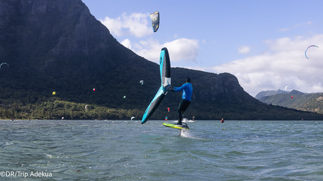 Progressez en wingfoil à l'île Maurice