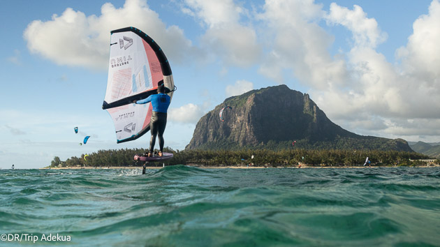 Séjour wingfoil avec hôtel et location de matériel à Maurice