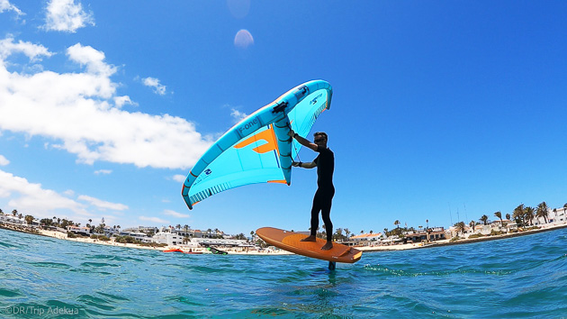 Progressez en wingfoil pendant vos vacances à Corralejo