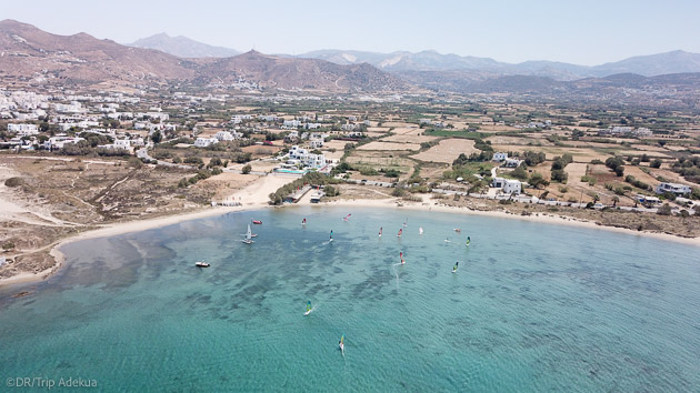 Découvrez Naxos dans les Cyclades pendant votre séjour wing foil en Grèce