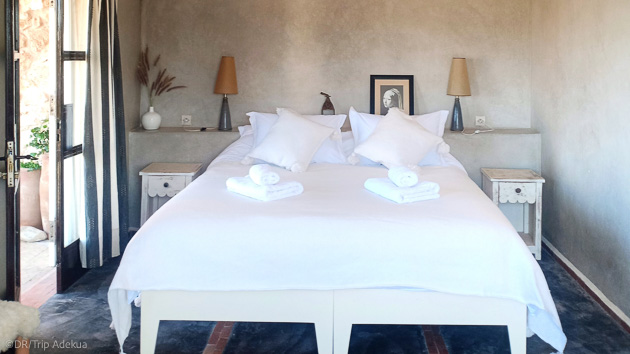 Une chambre tout confort dans votre maison d'hôtes de charme au Maroc