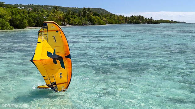 Vacances trois étoiles à Marie-Galante avec cours de wingfoil