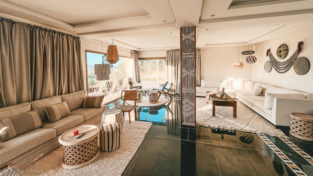 Villa tout confort avec vue sur la lagune et le spot de wing foil au Maroc