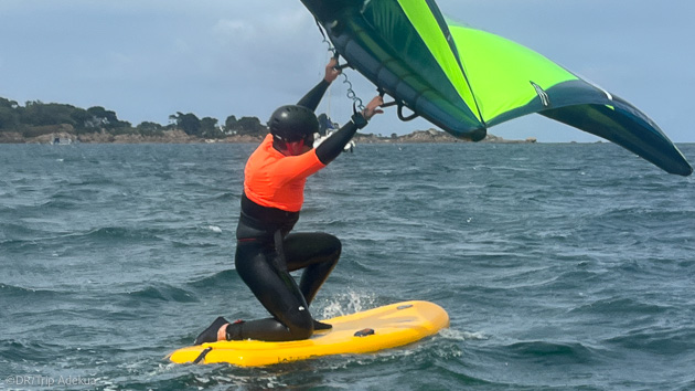 Vacances et wingfoil en Bretagne en baie de Morlaix