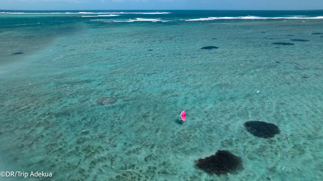 Progressez en wingfoil sur le lagon du Morne à l'île Maurice