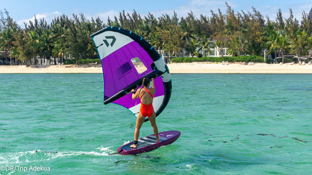 Vacances de rêve pour progresser en wingfoil à l'île Maurice